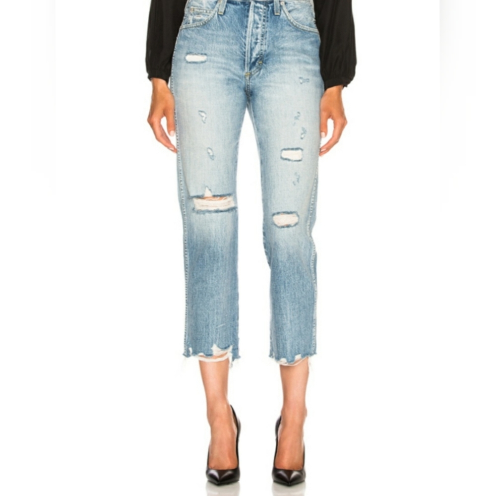 AMO Destroyed Loverboy, Boyfriend Jeans